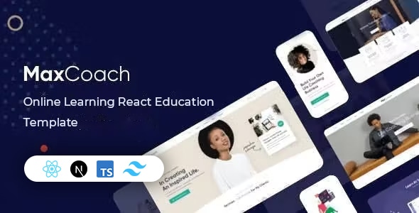 MaxCoach - Online Learning React Education Template MaxCoach - Online Learning React Education Template