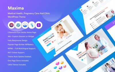 Maxima - Medical Health, Pregnancy Care And  Clinic WordPress Theme
