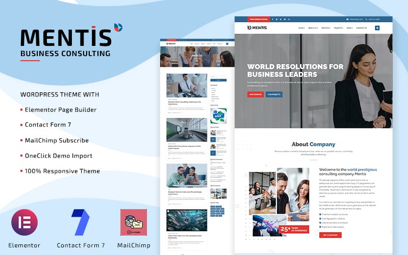 Mentis - Multipurpose & Business Consulting Elementor WordPress Theme Mentis - Multipurpose & Business Consulting Elementor WordPress Theme