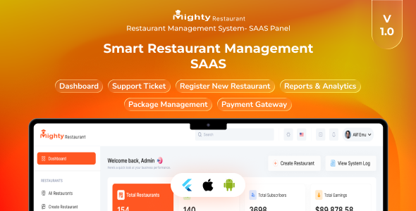 Mighty Restaurant - Restaurant Management System - SAAS Module Add-Ons Mighty Restaurant - Restaurant Management System - SAAS Module Add-Ons