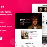 Minist - Minimal and Digital Agency Company WordPress Theme