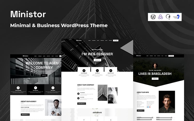 Ministor - Minimal and Business Responsive WordPress Theme Ministor - Minimal and Business Responsive WordPress Theme
