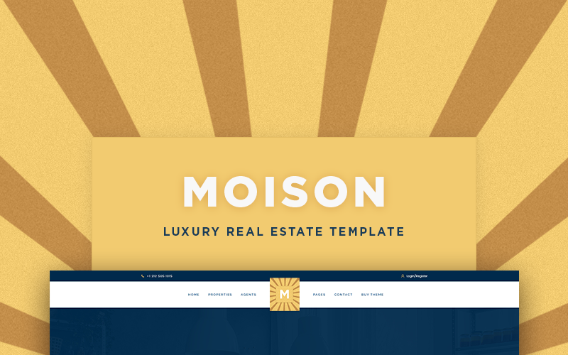 Moison Real Estate Luxury WordPress Theme Moison Real Estate Luxury WordPress Theme