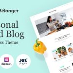 Molley Belanger - Food blog  for storytelling WordPress Theme