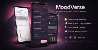MoodVerse - AI Mood Journal | Full Android App | Jetpack Compose