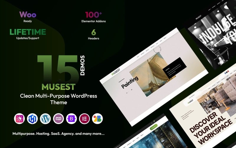 Musest – Clean Multipurpose WordPress Theme Musest – Clean Multipurpose WordPress Theme