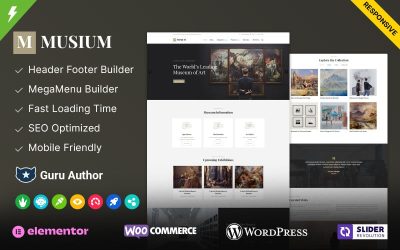 Musium - Art Gallery and Museum WordPress Theme