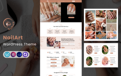 Nailora – Elegant Nail Spa & Beauty WordPress Theme