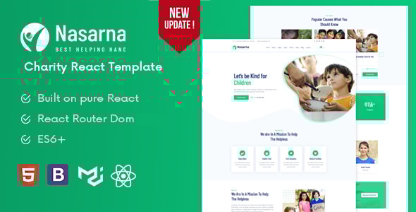 Nasarna - Charity React Template Nasarna - Charity React Template