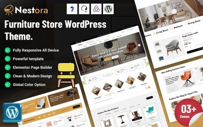 Nestora - Furniture & Home Decor WordPress Theme