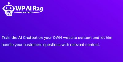 WP RAG Ai Chatbot Assistant
