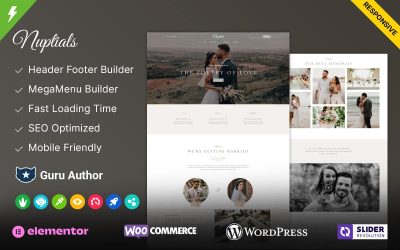 Nuptials - Wedding and Planner WordPress Theme