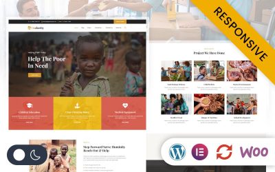 Oncherity - Charity, Donation, Nonprofit Elementor WordPress Responsive Theme