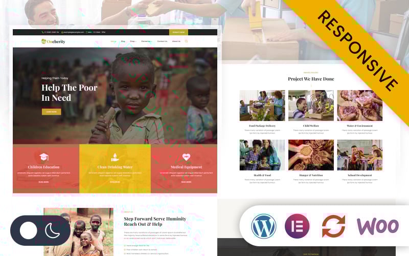 Oncherity - Charity, Donation, Nonprofit Elementor WordPress Responsive Theme Oncherity - Charity, Donation, Nonprofit Elementor WordPress Responsive Theme