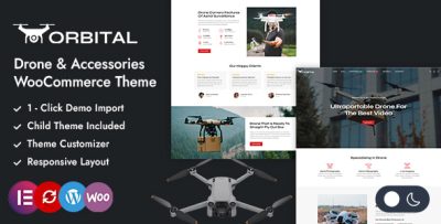 Orbital - Single Product Drone Store WooCommerce Theme