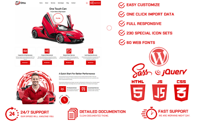Otto - Car Repair WordPress Theme