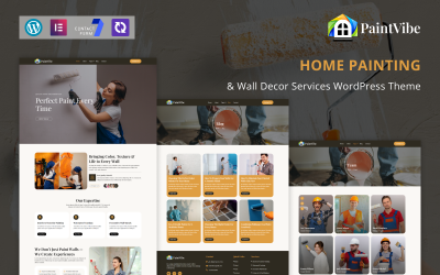 PaintVibe – Home Painting & Wall Decor Services WordPress Theme