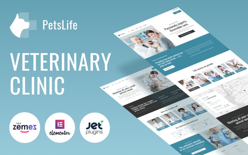 PetsLife - Responsive Veterinarian WordPress Theme PetsLife - Responsive Veterinarian WordPress Theme