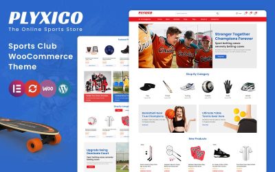 Plyxico - Sports, Gaming & Fitness Store WooCommerce Theme