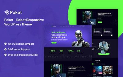 Poket - AI Robot WordPress Theme
