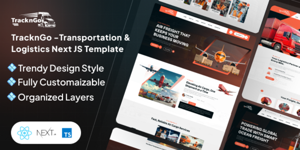 TracknGo -Transportation & Logistics Next JS Template TracknGo -Transportation & Logistics Next JS Template
