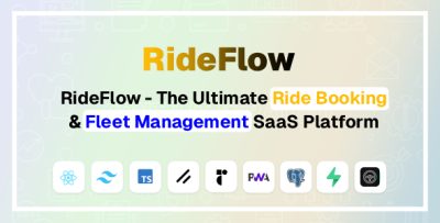 RideFlow - The Ultimate Ride Booking & Fleet Management SaaS Platform