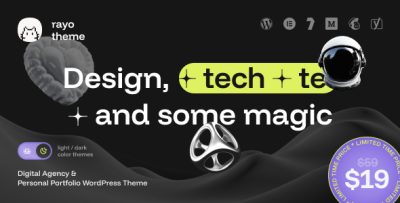 Rayo - Digital Agency & Personal Portfolio WordPress Theme