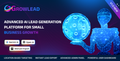 GrowLead – Smart AI Lead Generation & Business Growth SaaS Platform (MERN Stack)