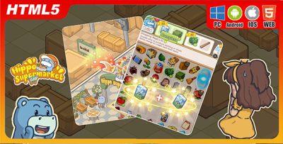 Hippo Supermarket - Html5 Game For Website