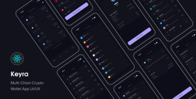 Keyra - Multi-Chain Crypto Wallet App UI/UX