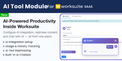 Aitools Module for Worksuite Saas