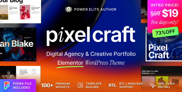 Pixel Craft – Digital Agency & Creative Portfolio WordPress Theme Pixel Craft – Digital Agency & Creative Portfolio WordPress Theme
