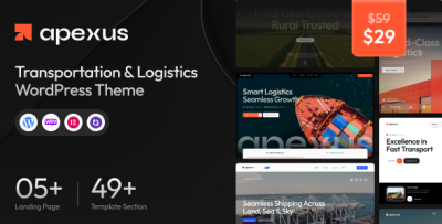 Apexus – Transportation & Logistics WordPress Theme