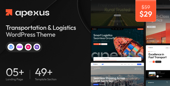 Apexus – Transportation & Logistics WordPress Theme Apexus – Transportation & Logistics WordPress Theme