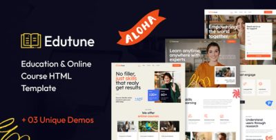 Edutune | Education & Online Courses HTML Template