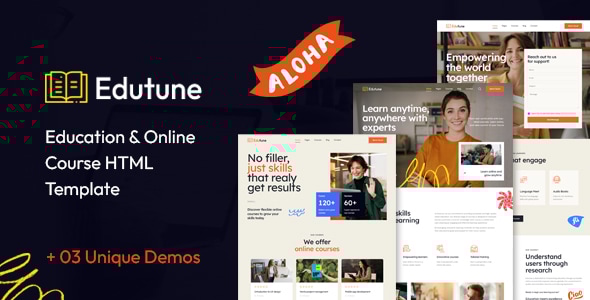 Edutune | Education & Online Courses HTML Template Edutune | Education & Online Courses HTML Template