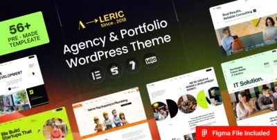 Aleric - Digital Agency and Portfolio WordPress Theme