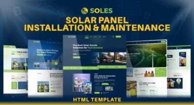 Soles - Solar Panel Installation & Maintenance Html Template