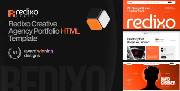 Redixo - Creative Agency and Portfolio HTML Template Redixo - Creative Agency and Portfolio HTML Template