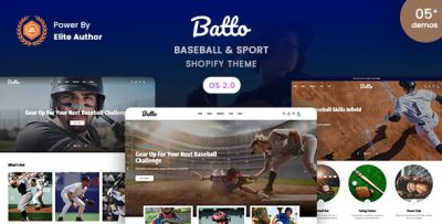 Batto - Baseball & Sport Shopify 2.0 Theme
