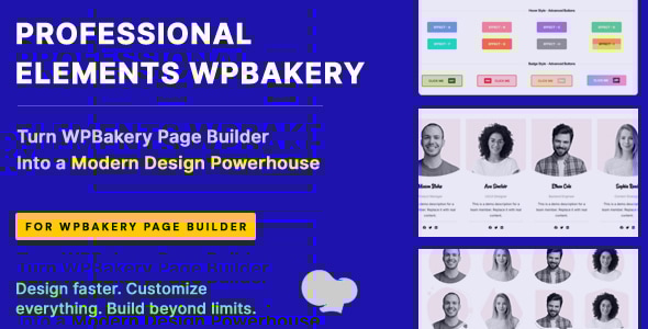 Professional Elements for WPBakery Page Builder Professional Elements for WPBakery Page Builder