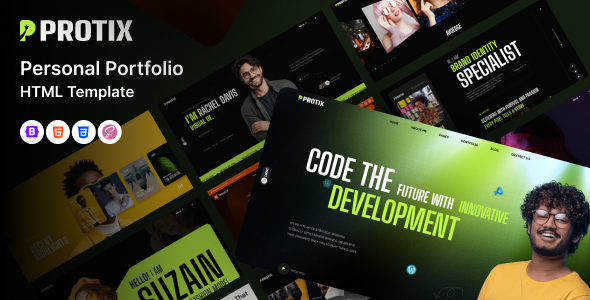 Protix - Personal Portfolio HTML Template Protix - Personal Portfolio HTML Template