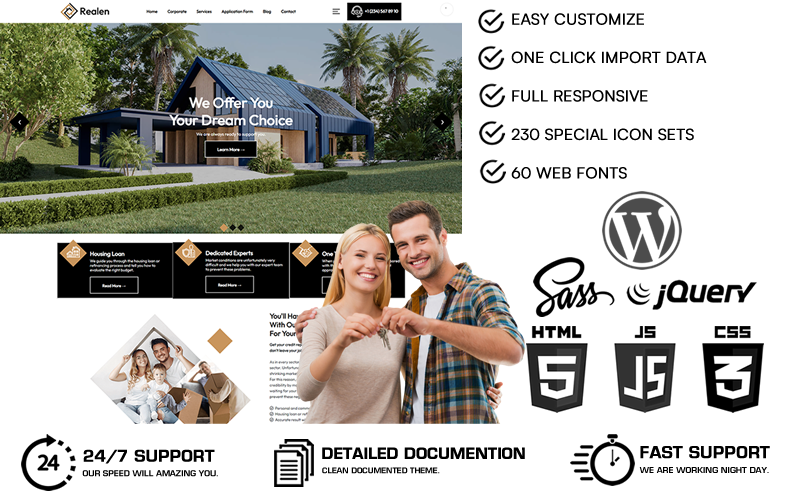 Realen - Real Estate & Mortgage WordPress Theme Realen - Real Estate & Mortgage WordPress Theme