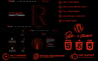Reflective - It Solutions & Software Engineering WordPress Theme