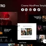 Retro -  Movie Studio and Cinema Multipurpose Minimal WordPress Elementor Template