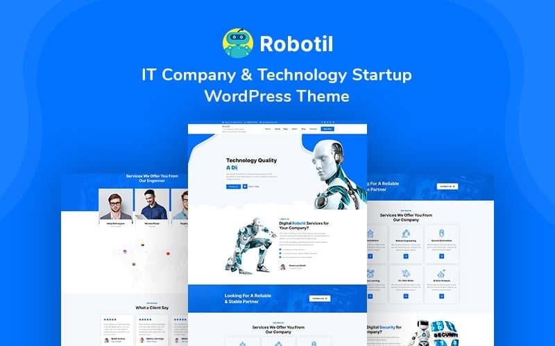 Robotil - Artificial Intelligence and Technology WordPress Theme Robotil - Artificial Intelligence and Technology WordPress Theme
