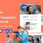 Rootiq - Hair Transplantation & Removal Multipurpose WordPress Elementor Theme