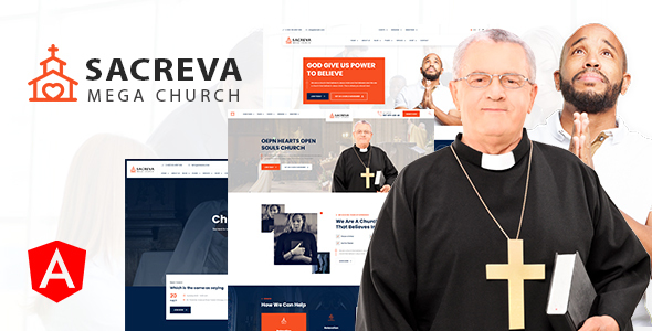 Sacreva - Church Religious Angular Template Sacreva - Church Religious Angular Template