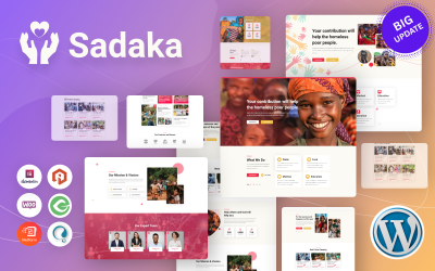 Sadaka - Nonprofit, Charity, Donation, Fundraising WordPress Theme