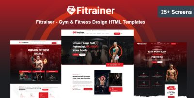 Fitrainer - Gym & Fitness HTML Templates
